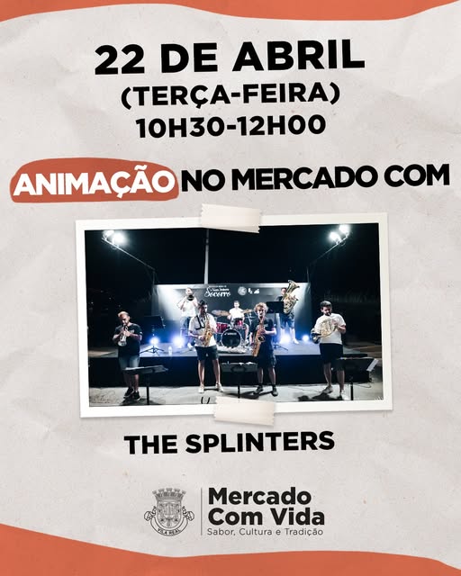 Mercado de Vila Real acolhe os The Splinters