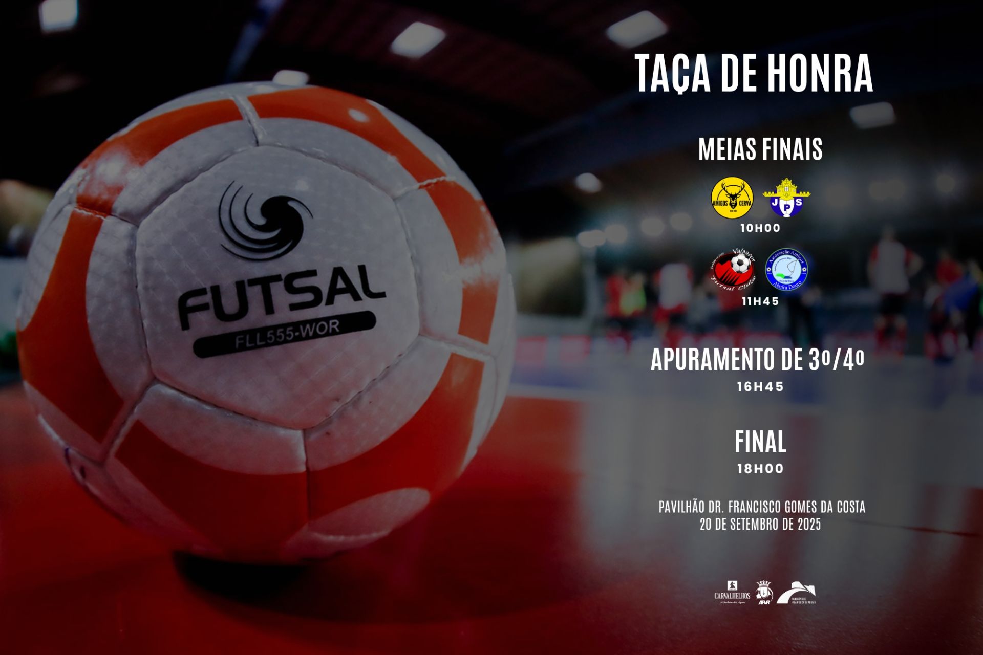 AF Vila Real: Taça de Honra de Futsal Sénior Masculino
