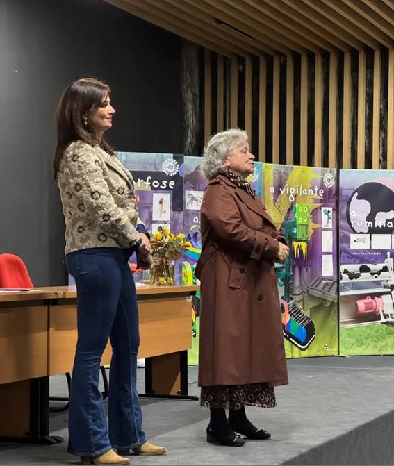 Projeto Literário apresentado aos alunos da Escola Secundária S. Pedro