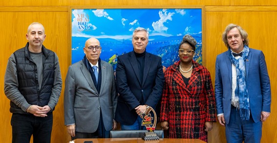 Cônsul Honorário de Angola recebido no Município com foco na dinamização das relações económicas