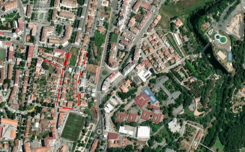 Ruas de Santo António e Cidade de Espinho condicionadas ao trânsito