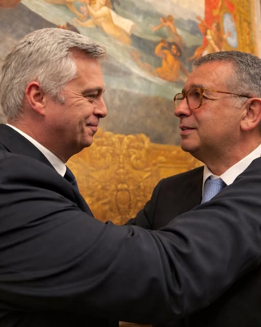 Alexandre Favaios marcou presença na cerimónia de tomada de posse do novo Presidente da República